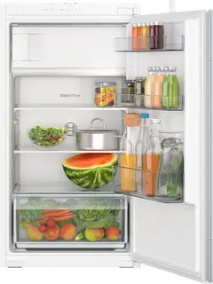 Bosch KIL32NSE0 - Serie 2 - Inbouwkoelkast - Inbouw koelkast met vriesvak - 102.1 cm x 54.1 cm - Multi Box XXL: een extra ruime lade voor groente en fruit - Led verlichting