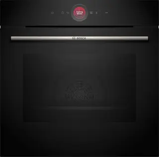 Bosch - Serie 8 - HBG7721B1 - Inbouw oven - 71L - Eenvoudig te reinigen met pyrolytische zelfreiniging - Air Fry-functie: voor perfect en gezonde gefrituurde gerechten - Energielabel A+ Zwart