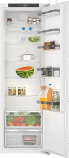 Bosch KIR81VFE0 - Serie 4 - Inbouwkoelkast - Vlakscharnier - 177.2 x 54.1 cm - Zeer stil - Deur op deur - led verlichting - Extra ruime lade voor groente en fruit