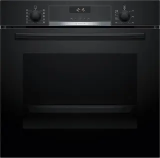 Bosch HBG537BB3 - Serie 6 - Inbouwoven - 71 l - Eenvoudig te reinigen: hydrolyse + Eco Clean Direct - Zwart