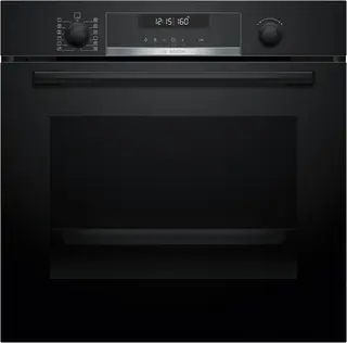 Bosch HBG578BB3 - Serie 6 - Inbouwoven - 71 l - A+ - Air Fry-functie met bakplaat: gezondere manier om te snacken - Eenvoudig te reinigen met pyrolytische zelfreiniging - Zwart