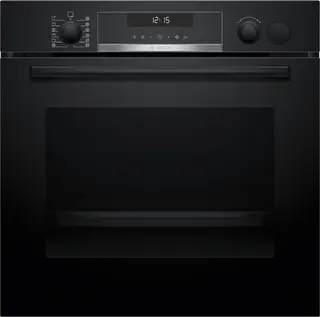 Bosch HRG578BB7 - Serie 6 - Inbouwoven - Stoomoven - Eenvoudig te reinigen pyrolyse - Air Fry-functie met bakplaat: gezondere manier om te snacken -Energielabel A+