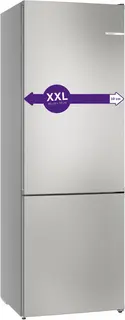 BOSCH KGN492IAF - Koel-vriescombinatie - breedte 70 cm - hoogte 203 cm - inhoud 440 l - NoFrost