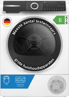 Bosch WQH246CLNL Serie 6 - Wasdroger - Warmtepompdroger - Zelfreinigende condensor - Blijvend energiezuinig - Zeer stil- 9 kg - Droogt zoals jij wilt met Auto Dry - Home Connect