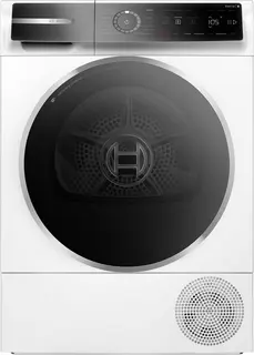 Bosch WQB246CPNL - Serie 8 - Wasdroger - Warmtepompdroger - Zelfreinigende condensor - Blijvend energiezuinig - Zeer stil- 9 kg - Droogt zoals jij wilt met Auto Dry - Wit
