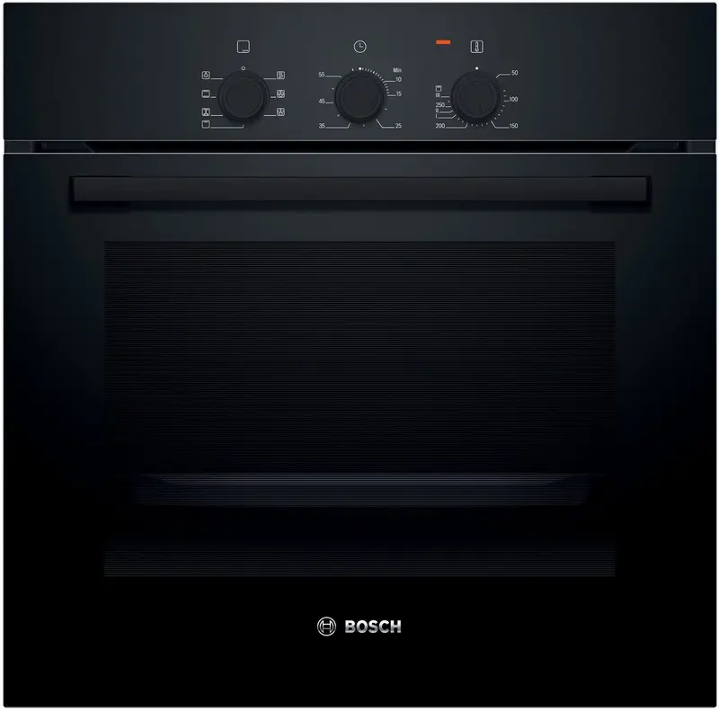 Bosch HBF011BA2 - Serie 2 - Inbouwoven - 60 x 60 cm - Zwart - Energielabel A - 3D hetelucht