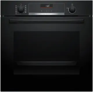 Bosch HBG536EB4 - Serie 6 - Oven - Inbouwoven - 71 l - 3400 W - 60 cm x 60 cm - Air Fry-functie met bakplaat: voor perfect gefrituurde gerechten, zoals groente en frietjes Zwart