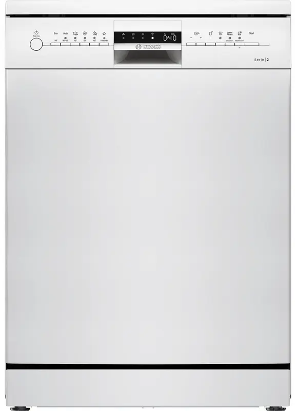Bosch SMS2ITW65E - Serie 2 - Vrijstaande Vaatwasser - 60 cm - 12 Couverts - Extra Dry: extra grondige droogresultaten - Home Connect - Wit