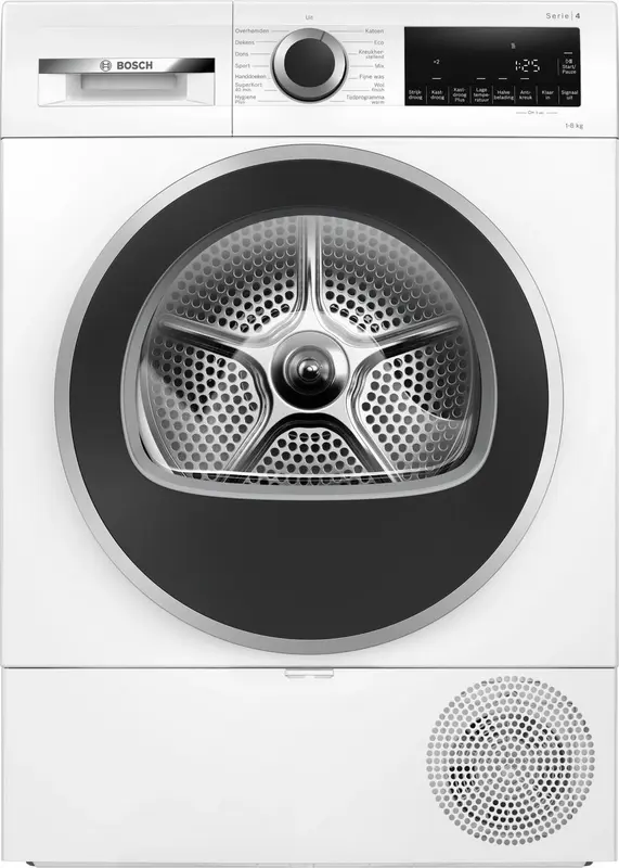 Bosch WQA23305NL - Serie 4 - Wasdroger - Warmtepompdroger - 8 kg - Wit