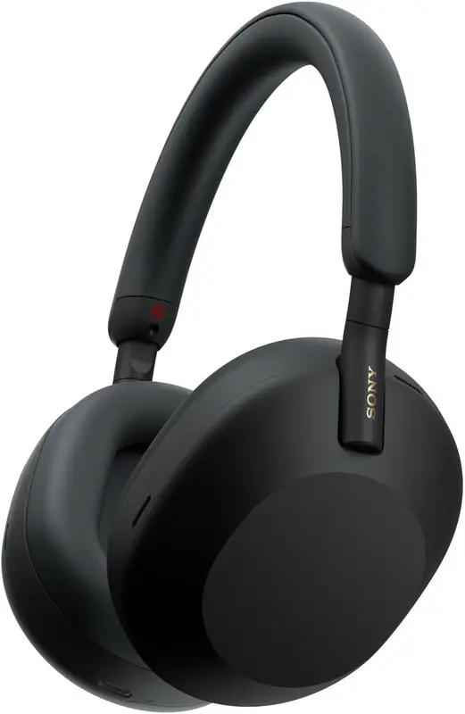 Sony WH-1000XM5 met zachte hoes Zwart