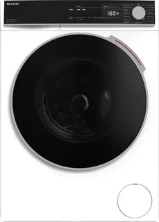 Sharp ESNFB814CWDABX - wasmachine - energie label A-20% - 8KG - 1400 toeren - STEAMWASH - wit