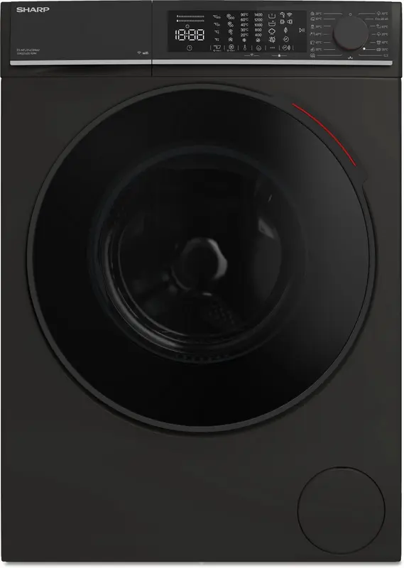 Sharp ES-NFL014CBNA2-CB wasmachine Voorlader 10 kg 1330 RPM Zwart