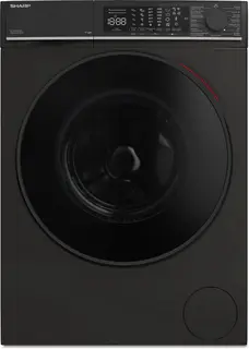 Sharp ESNL014CBA2BE - wasmachine - 10 kg - 1400 rpm - energie label A - WIFI - automatisch doseren - mat zwart