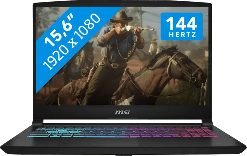 MSI Katana 15 HX - Intel Core i7-14650HX - GeForce RTX 5070 - 15,6 inch - 16 GB / 512 GB - Zwart