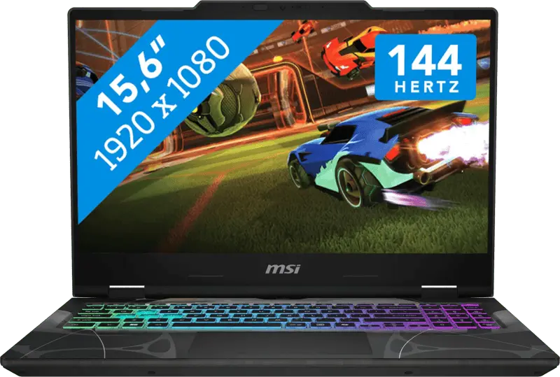 MSI Cyborg 15 - Intel Core 7 240H - GeForce RTX 5050 - 15,6 inch - 16 GB / 1 TB - Zwart