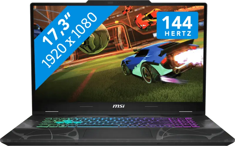 MSI Cyborg A17 AI - AMD Ryzen 7 260 - GeForce RTX 5050 - 17,3 inch - 16 GB / 1 TB - Zwart
