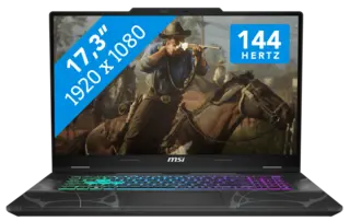 MSI Cyborg 17 - Intel Core 7 240H - GeForce RTX 5070 - 17,3 inch - 16 GB / 512 GB - Zwart