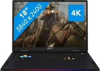MSI Raider A18 HX - AMD Ryzen 9 8940HX - GeForce RTX 5070 Ti - 18 inch - 32 GB / 1 TB - Zwart