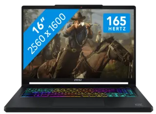 MSI Crosshair 16 HX Max - Intel Core Ultra 9 290HX - GeForce RTX 5070 - 16 inch - 32 GB / 1 TB - Zwart