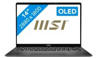 MSI Prestige 14 AI+ - Intel Core Ultra X7 358H - 14 inch - 32 GB / 1 TB - Grijs