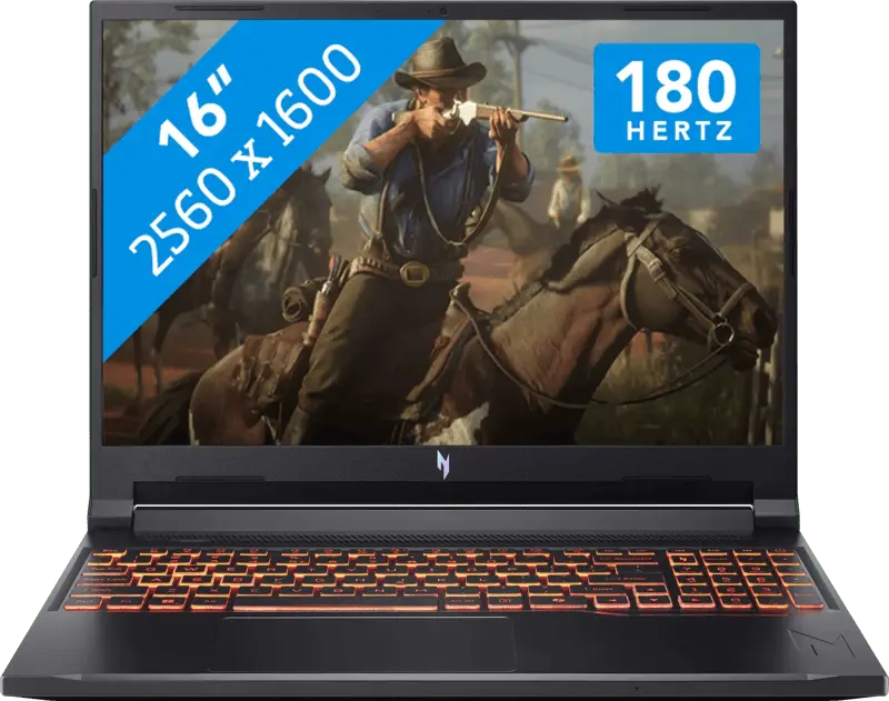 Acer Nitro V 16 AI 2025 - AMD Ryzen 7 260 - GeForce RTX 5070 - 16 inch - 16 GB / 1 TB - Zwart