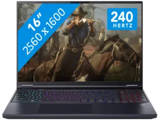 Acer Predator Helios Neo 16 AI 2025 - Intel Core Ultra 9 275HX - GeForce RTX 5070 - 16 inch - 32 GB / 1 TB - Zwart