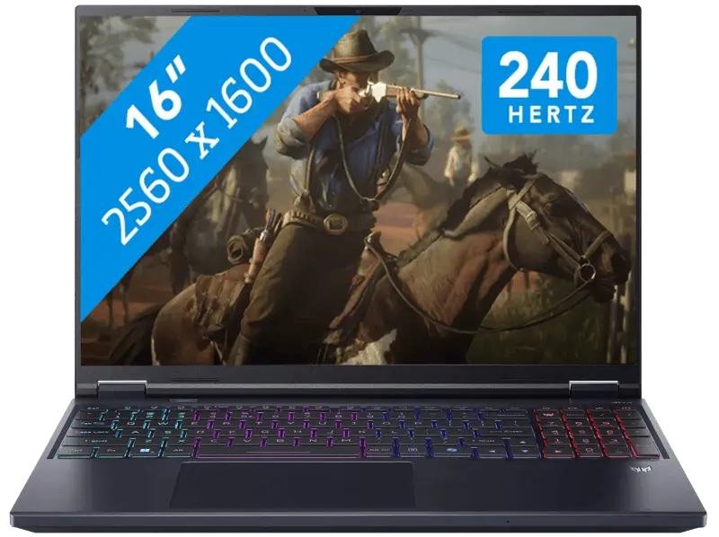 Acer Predator Helios Neo 16 AI 2025 - Intel Core Ultra 9 275HX - GeForce RTX 5070 - 16 inch - 32 GB / 1 TB - Zwart
