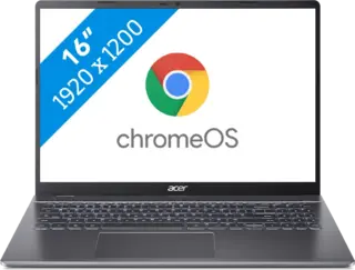 Acer Chromebook Plus 516 2025 - Intel Core 3 100U - 16 inch - 8 GB / 128 GB - Grijs