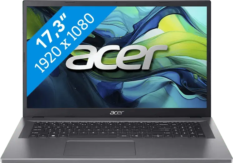 Acer Aspire Go 17 2024 - Intel Core 3 N355 - 17,3 inch - 8 GB / 512 GB - Grijs
