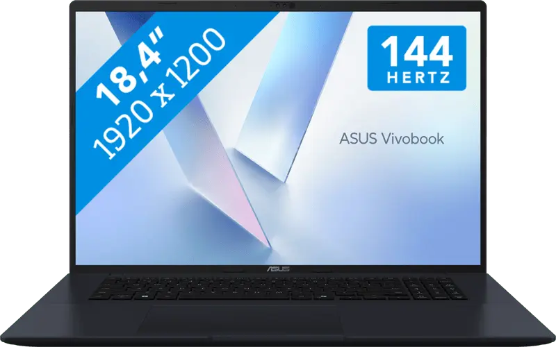 ASUS Vivobook 18 2025 - AMD Ryzen 7 260 - 18,4 inch - 16 GB / 512 GB - Blauw