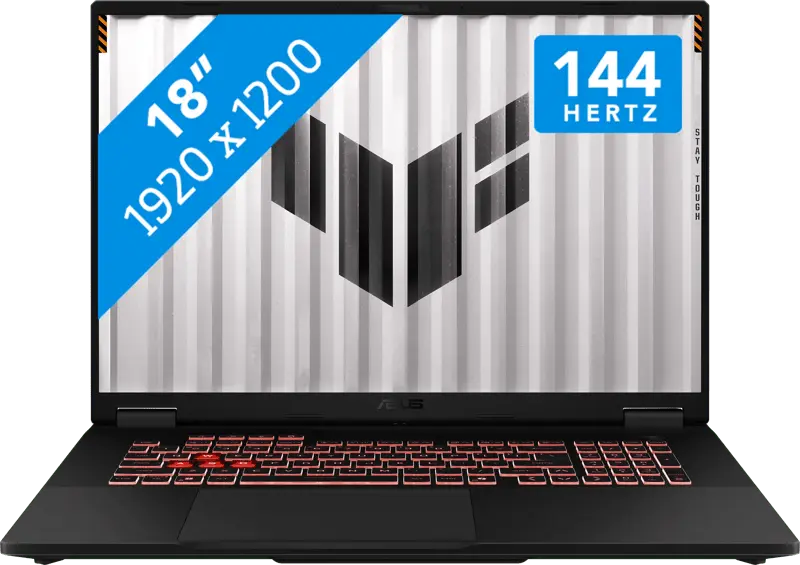 ASUS TUF A18 2025 - AMD Ryzen 7 260 - GeForce RTX 5070 - 18 inch - 32 GB / 1 TB - Grijs