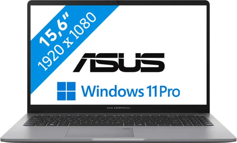 ASUS ExpertBook P1 15 6 2026 - Intel Core 7 240H - 15,6 inch - 16 GB / 512 GB - Grijs