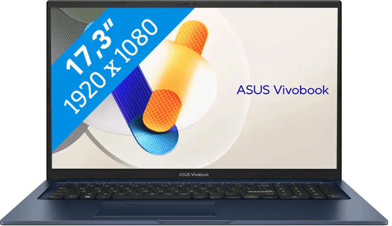 ASUS Vivobook 17 2023 - Intel Core 7 150U - 17,3 inch - 16 GB / 1 TB - Blauw