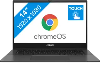 ASUS Chromebook Flip 2025 - MediaTek Kompanio 520 - 14 inch - 4 GB / 128 GB - Grijs