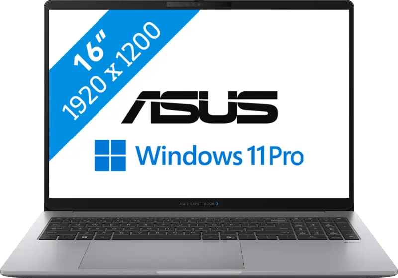 ASUS ExpertBook P3 G2 16 2026 - AMD Ryzen 7 260 - 16 inch - 16 GB / 512 GB - Grijs