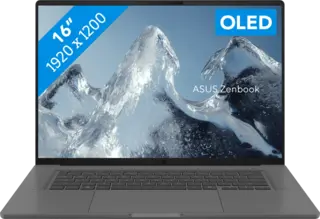 ASUS Zenbook A16 OLED 2026 - Snapdragon X X1-26-100 - 16 inch - 16 GB / 512 GB - Grijs