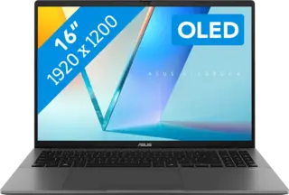 ASUS Vivobook 16 OLED 2025 - AMD Ryzen 5 150 - 16 inch - 16 GB / 512 GB - Zwart