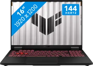 ASUS TUF A16 2025 - AMD Ryzen 7 260 - GeForce RTX 5050 - 16 inch - 16 GB / 512 GB - Zwart