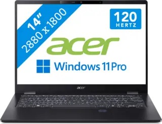 Acer TravelMate P6 14 AI 2025 - Intel Core Ultra 7 258V - 14 inch - 32 GB / 1 TB - Zwart