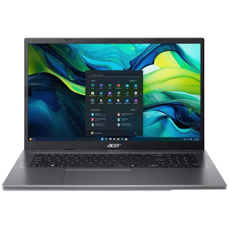 ACER Aspire 17 Pro A17-51M-999P - 17.3 inch - Full HD - Intel Core 9 270H - 16 GB - 512 GB - Windows 11 Pro