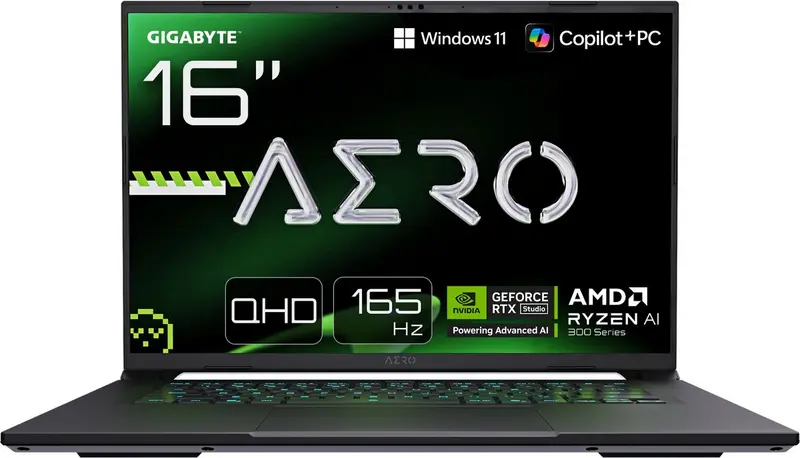 Gigabyte Aero X16 2025 - AMD Ryzen AI 9 HX 370 - GeForce RTX 5070 - 16 inch - 32 GB / 2 TB - Wit