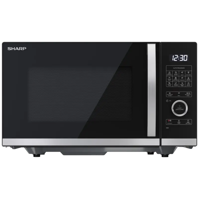 Sharp Ycqc254aeb - Combi Magnetron 900 W Flat Tray Inhoud 25 L