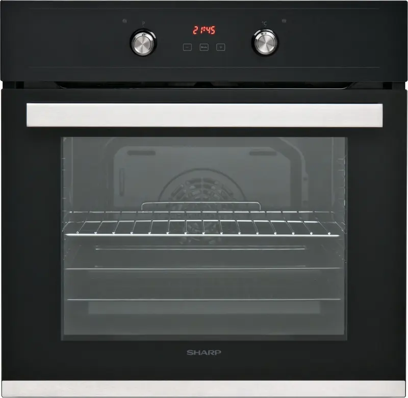 Sharp K-60D22BM - Inbouwoven - zwart