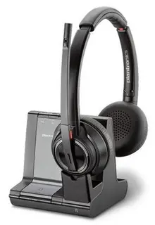 Plantronics Savi W8220/A, UC Duo Headset Zwart