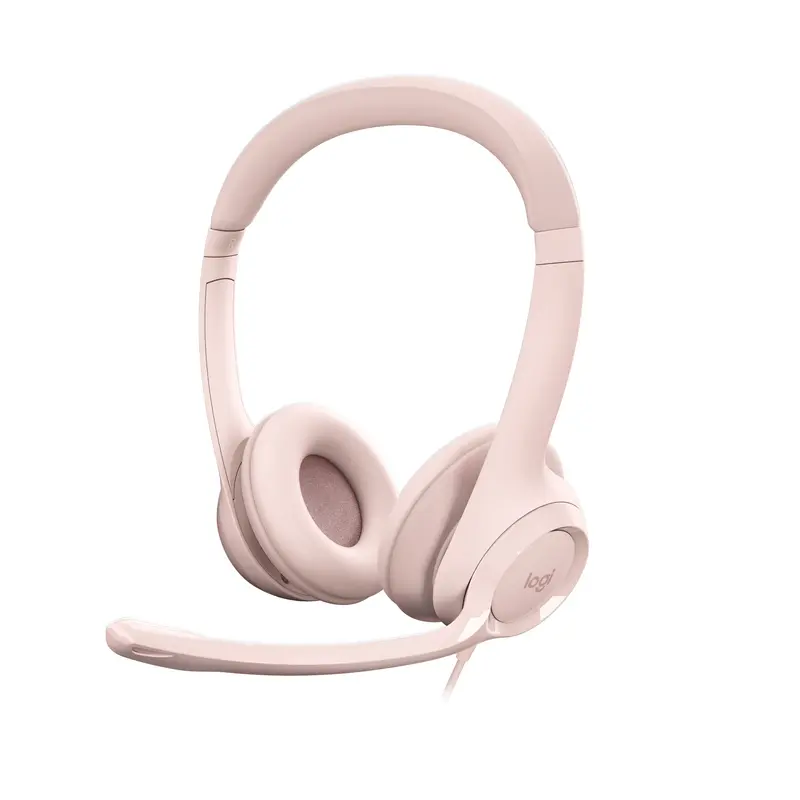 Logitech 981-001281 On-ear Bedrade Headset Met Noise-cancelling Roze