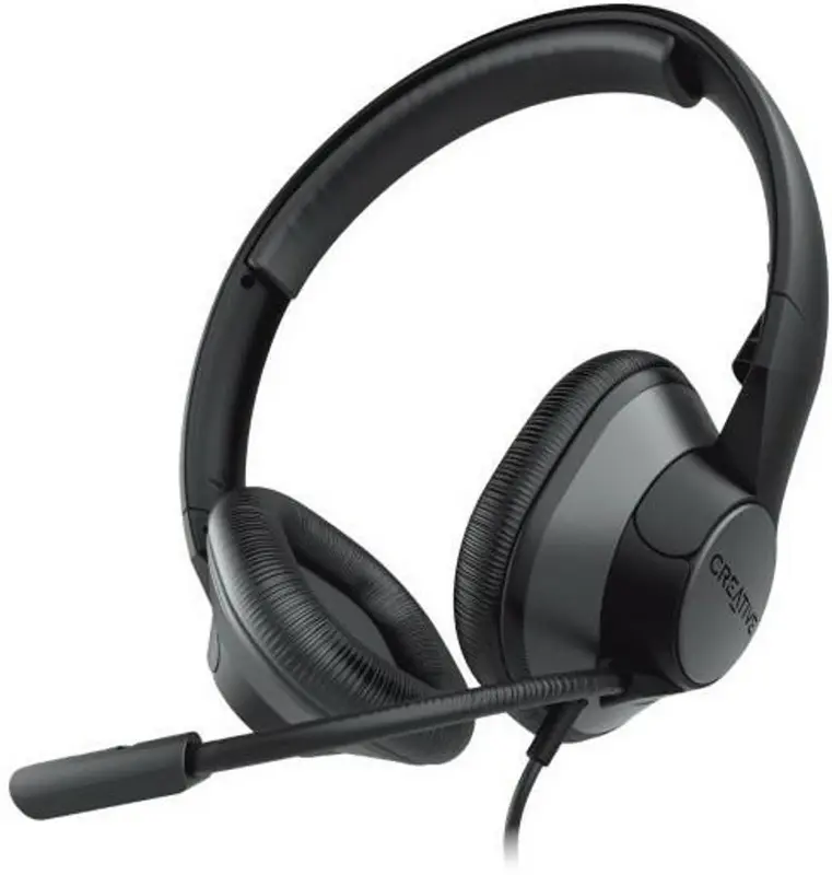 Creative HS-720 USB-Headset voor PC (zwart) - met microfoon ruisonderdrukking, volumeregeling