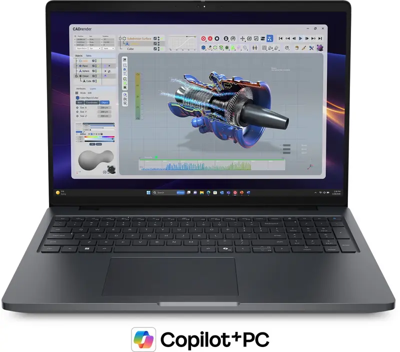 DELL Pro Precision 5 16 PW516261 Copilot+ PC Intel Core Ultra 7 366H Laptop 40,6 cm (16") Full HD+ 32 GB LPDDR5x-SDRAM 1 TB SSD NVIDIA RTX Pro 1000 Blackwell Wi-Fi 7 (802.11be) Windows 11 Pro Zwart Engels