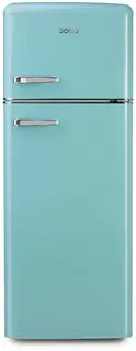 DOMO DO91705R Retro Koelkast - Koelvriescombinatie - D - 206 L - Blauw