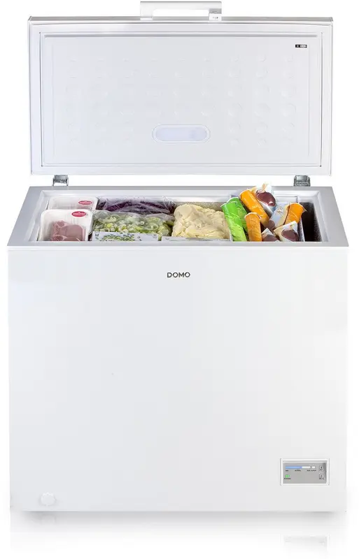 DOMO DO91219F Vrieskist - 198L - Diepvrieskoffer - Energieklasse D - Wit