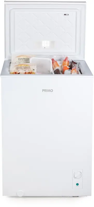 PRIMO PR186DVK Vrieskist - 99L - D - Diepvrieskoffer - Koelen en Vriezen - 38 dB - Wit